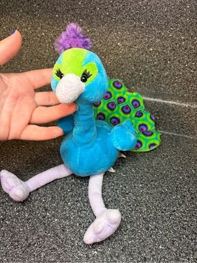 Plush Peacock Webkinz - Blue and Purple